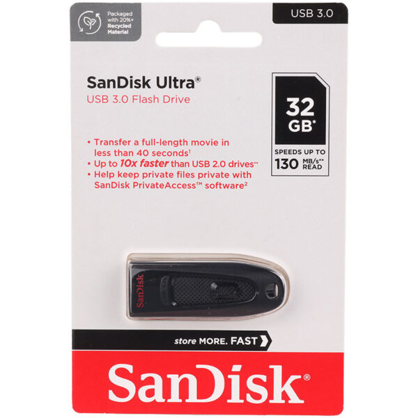 فلش ۳۲ گیگ سن دیسک SanDisk Ultra CZ48 USB3.0