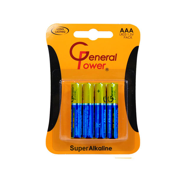 باتری نیم قلم AAA General Power (GP) مدل LR03 Ultra Alkaline
