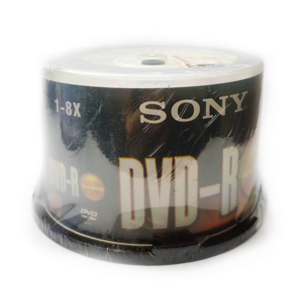 دی وی دی DVD-R خام SONY – 16X ظرفیت 4.7 گیگابایت