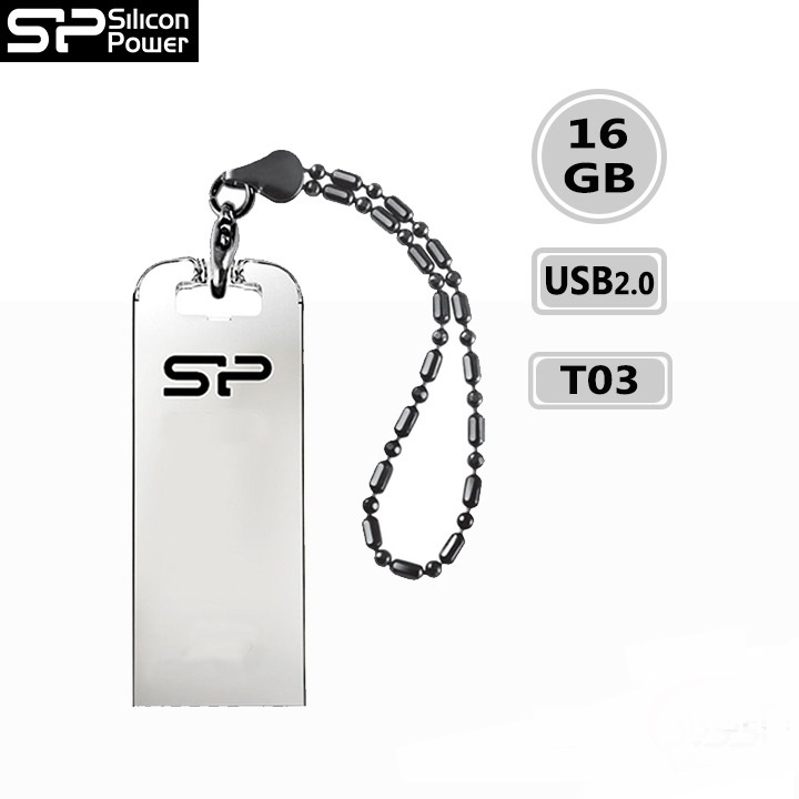 فلش مموری USB2.0 سیلیکون پاور 16 گیگابایت مدل Silicon Power Touch T03