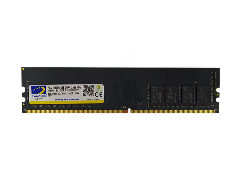 حافظه رم دسکتاپ توین موس مدل Twinmos 8GB DDR4 2666Mhz