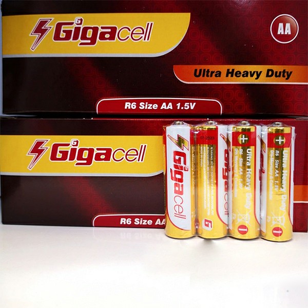 باتری نیم قلمی گیگاسل مدل Ultra Heavy Duty بسته 4 عدد