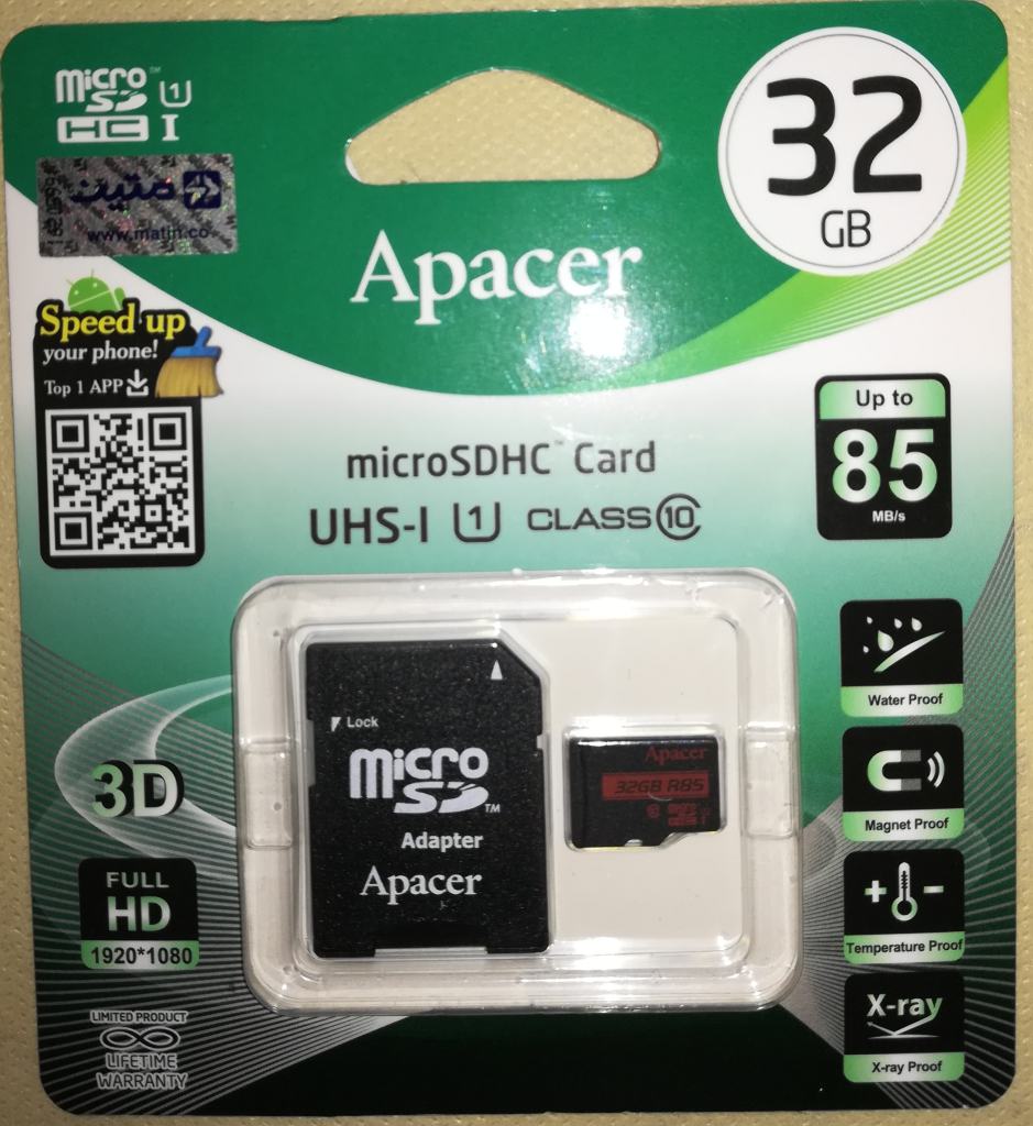 کارت حافظه microSDHC اپیسر  ظرفیت 32 گیگابایت