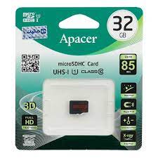 کارت حافظه microSDHC اپیسر مدل AP32G کلاس 10 استاندارد UHS-I U1 سرعت 85MBps ظرفیت 32 گیگابایت